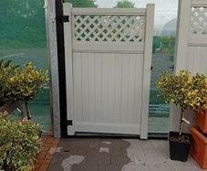 Durable Maintenance Free PVC Gates single double