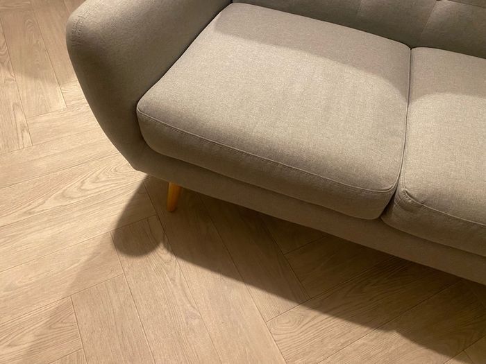 2 Seater Light Grey