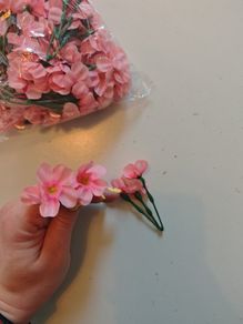small filler fake flowers bundle wholesale