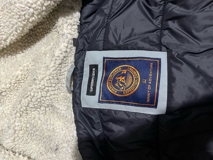 Superdry men winter hooded jacket