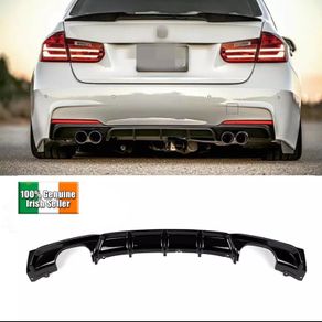 Bmw 3 Series F30 F31 Rear Diffuser M Sport Performance Twin Dual Quad Exhaust Rear Bumper