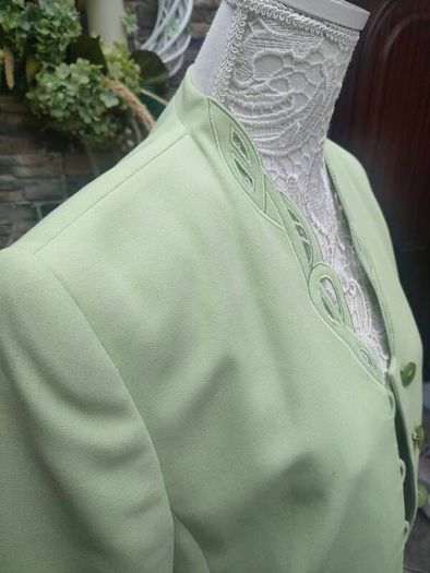 Vintage Basler Blazer Pale Green Spring Summer size small to medium Postage included