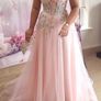 Stunning Light Coral Debs Dress Image 3