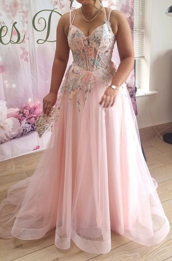 Stunning Light Coral Debs Dress
