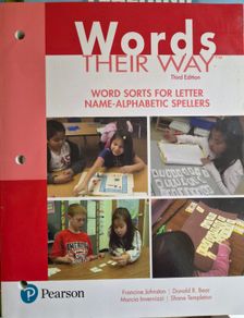 Words Their Way book 1