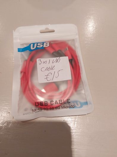 3 in 1 Usb Cable
