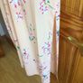 Ladies Peach Floral maxi dress W/ side slits size M 12 includes postage Image 4