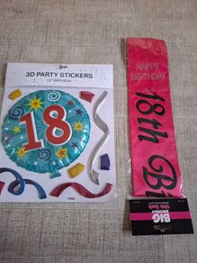 New 18th birthday stuff