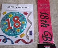 New 18th birthday stuff