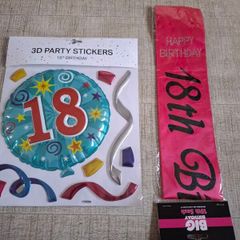 New 18th birthday stuff