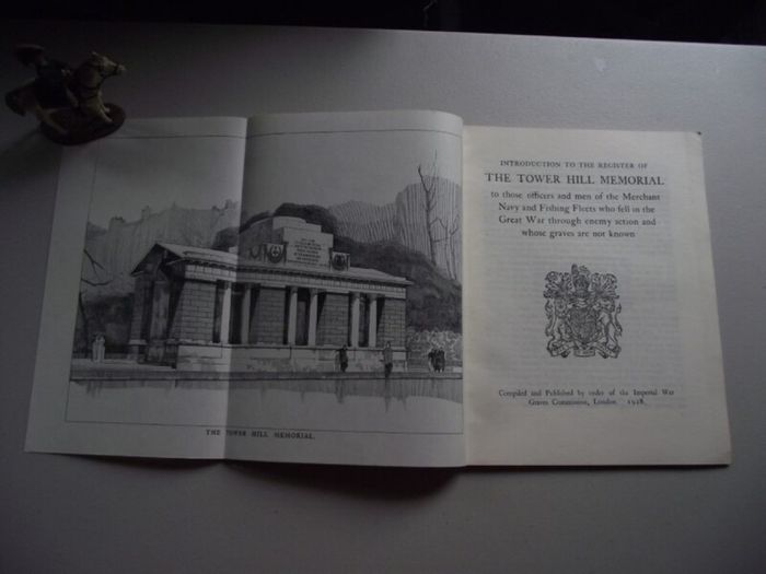 Memorial Register of The Mercantile Marine Memorial Tower Hill, London 1928 - Complete
