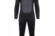 Typhoon Storm Men 3:2 Wetsuit Back Zip Flatlock Black