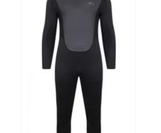 Typhoon Storm Men 3:2 Wetsuit Back Zip Flatlock Black