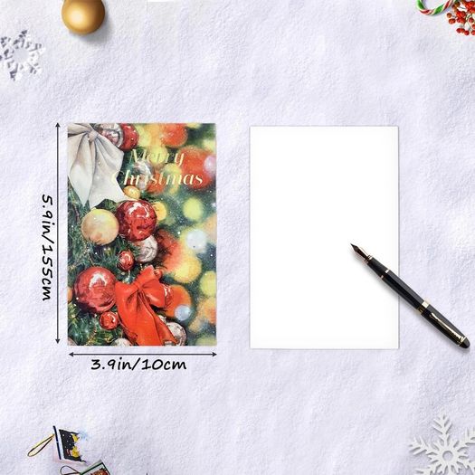 Brand New UYXINONE 24pcs Vintage Postcards Wishes Messages Florist Baking Cards