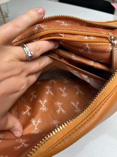 Gigi luxe leather changing bag