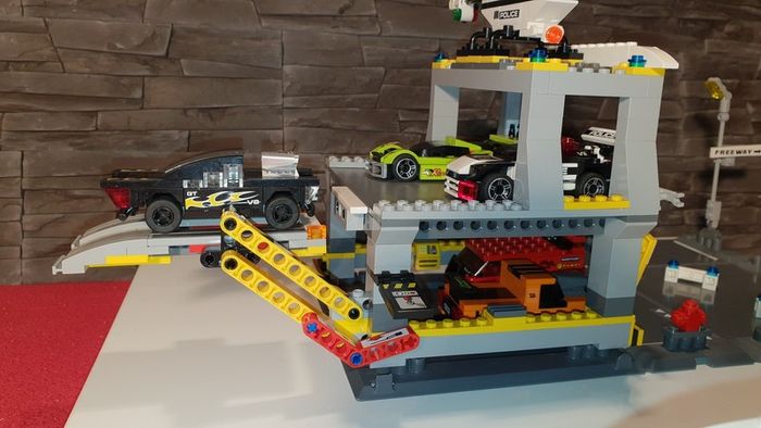 Lego Racers 8186 Steer Extreme Full Set with 6 cars 1 helicopter !