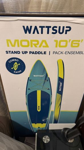 WATTSUP Mora 10'6 stand up paddleboard package with seat