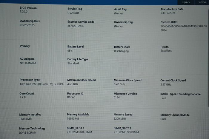 Dell Latitude 3550 15.6" | i5-1335U | 16GB | 256GB