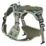 Tactical Dog Harness for Walking Hiking Hunting, Reflective Dog MOLLE Vest Harness with Handle, Working Training Easy Control Service Vest Harnesses Image 3