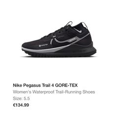 Nike Pegasus Trail 4 GORE-TEX Women's Waterproof Trail-Running Shoes Size: 5.5