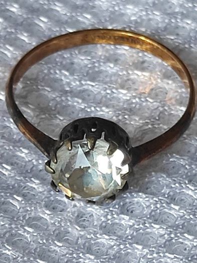 Vintage rolled gold ring
