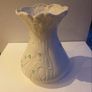 Beleek extra large Daisy Vase with hand painted shamrocks Image 8