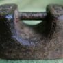 Vintage Old Handmade Rustic Iron Weight Measurement Seer Scale Rare 4 Piece Image 5