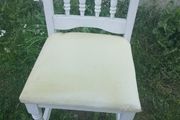 Set of 4 Vintage Turned-Spindle Wooden Dining Chairs