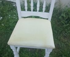 Set of 4 Vintage Turned-Spindle Wooden Dining Chairs