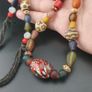 Vintage Asian & African Glass with Pumtek Pyu Beads Tribal Necklace Image 7