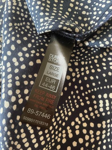 Dunnes Top Navy White Mix