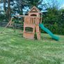 Wooden Climbing Frame and Swing Set Image 2