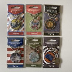 Vintage Retro Keyrings - Superior Quality