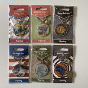 Vintage Retro Keyrings - Superior Quality