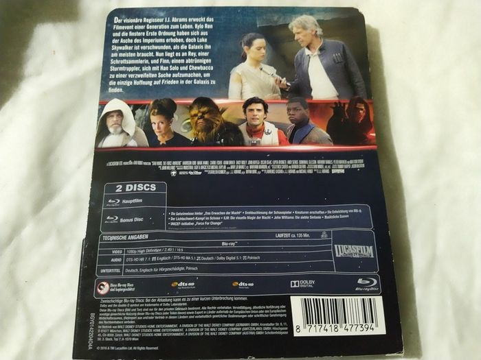 Star Wars The Force Awakens Steelbook Blu-ray