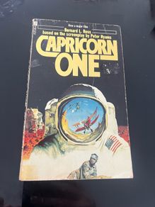 Rare Capricorn One Book 1st Print Paperback. Film. Bernard L Ross 1978 Vintage