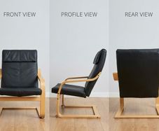 Genuine Leather occasional chair