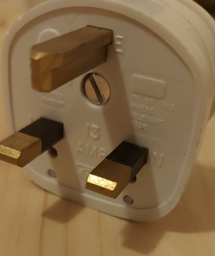 Pack of 3 x T-Bar Uk/Irish plug Connector Type