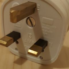Pack of 3 x T-Bar Uk/Irish plug Connector Type