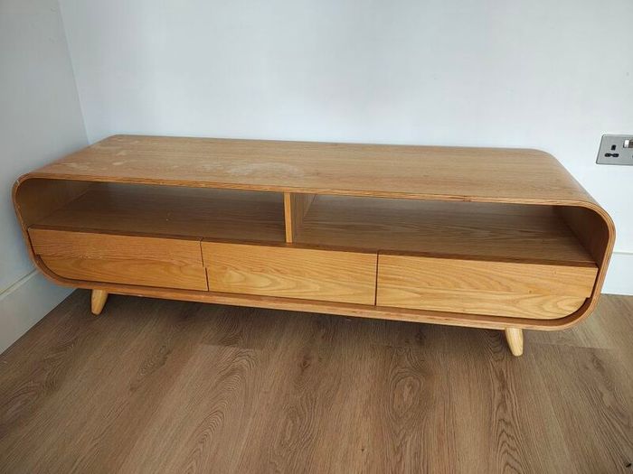Large tv stand mid-century modern
