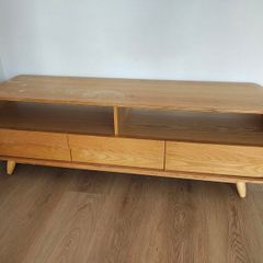 Large tv stand mid-century modern