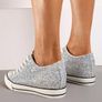 Sparkly Sneakers with Hidden Wedge size 6 Image 3