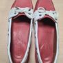 womens SEBAGO BALA BOAT shoes flats driving loafers salmon white Size UK 5 W EU 38 W Image 9
