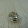 Sterling Silver Swirl Ring Made in Mexico Image 3