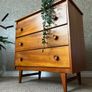 Vintage Retro Mid Century Teak Chest of Drawers Image 8
