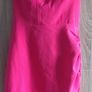 pink Zip Back Split Side Tube Bodycon Dress size s sm Image 2
