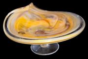 New Murano crystal bowl with label