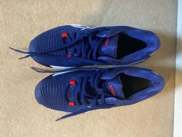 Ladies Asics All Court Tennis Shoes Like New - Size UK 6/ EU 39.5