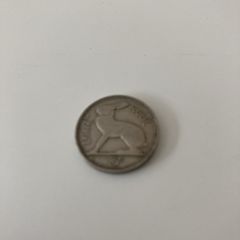 3 Irish pence 1942,1942,1942,1964,1967