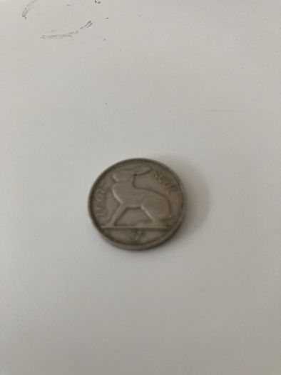 3 Irish pence 1942,1942,1942,1964,1967